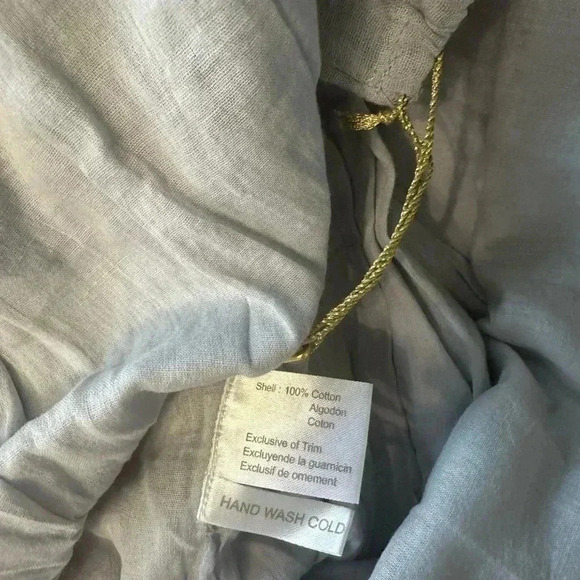 NWOT Women’s Florabella 3/4 Sleeve Romper Light Gray Size XS - Picture 7 of 8